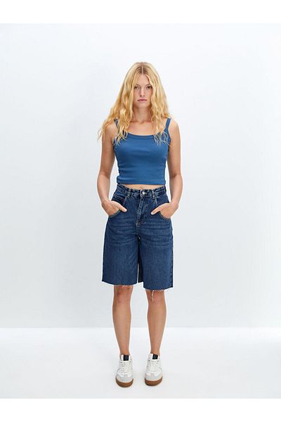LC Waikiki U-Neck Strappy Crop Women's Athlete