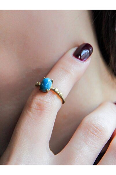 esha خاتم نسائي أصلي من الحجر الطبيعي الأباتيت قابل للتعديل euy5ap