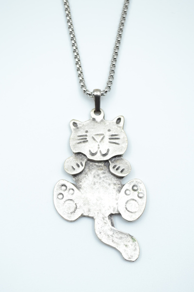 Generic Brand Cat Knitted Chain Necklace