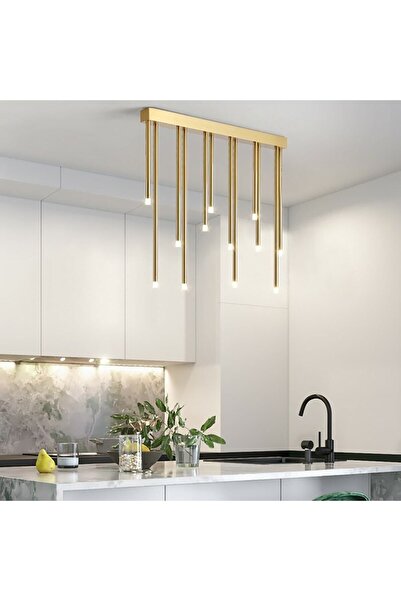 voxlamp lighting solutions Pipe Plafonyer Ø2.5cm 12 Adet 30 40 60cm Boylarında Tasarım Led Avize