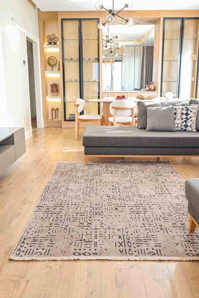 Aden Sierra Şönil Dokuma Halı |Kaymaz Tabanlı Makinede Yıkanabilir Halı |Mode...