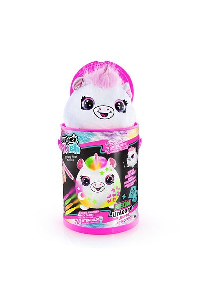 Canal Toys Airbrush Plush, White | One Size | Soft & Fun Toy | Perfect For Kids And Collectors
