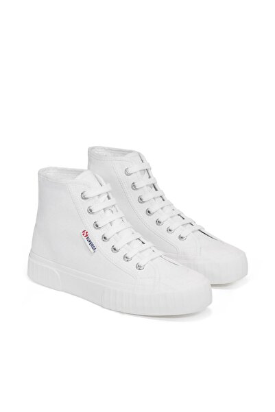 Superga 2696 Stripe Kadın Beyaz Bilekli Sneaker
