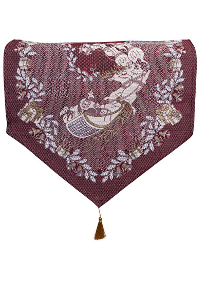 Believe Жакардов тъкан гоблен „Дядо Коледа“ - опростен новогодишен бегач 40*175