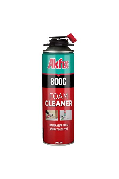 Akfix 800c Poliüretan Köpük Temizleyici Sprey 500 Ml