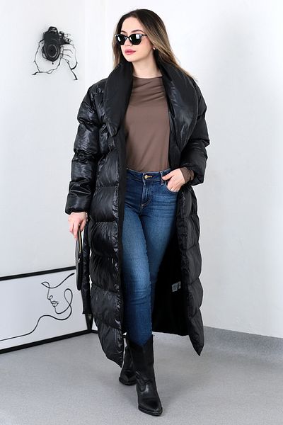 ZEND POLO Black Long Coat