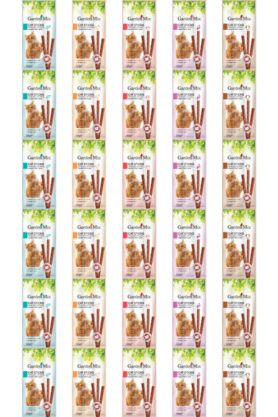 Gardenmix Karışık Stick Kedi Ödülü 3x5gr - 30 Paket