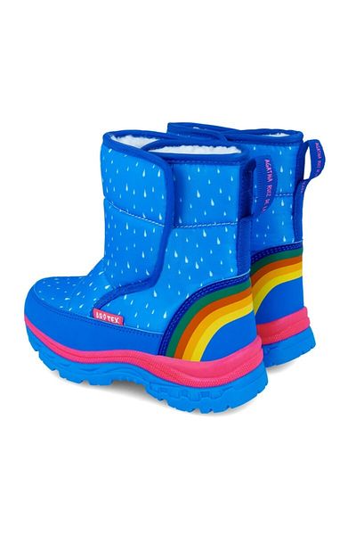 Agatha Ruiz De La Prada Cizmulite pentru fetite Curcubeu, Agatha Ruiz De La Prada, albastru (Marime: 32)