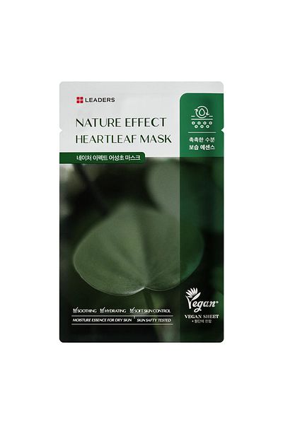 Leaders Nature Effect Moisturizing Mask with Heartleaf