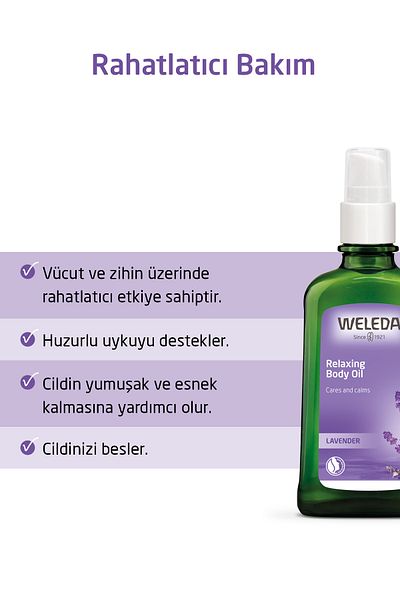 Weleda Organic Lavender Extract Relaxing Body Care Oil 100ml