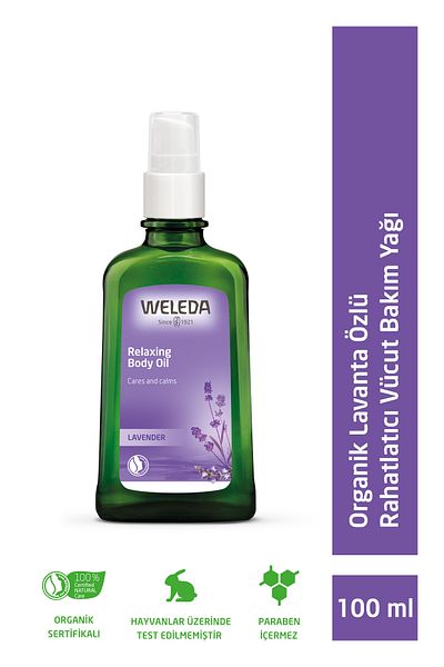 Weleda Organic Lavender Extract Relaxing Body Care Oil 100ml
