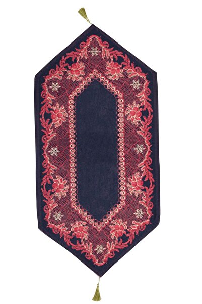 Believe نسيج منسوج من قماش الجاكار لشجرة عيد الميلاد - عداء Yilbashi فضي مقاس...