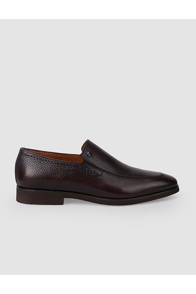 Cabani 100% Genuine Leather Brown Men's Classic Shoes