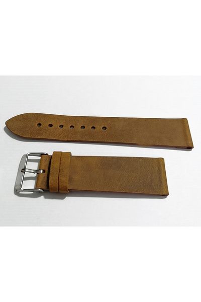 FADO &Genuine Gray Leather Watch Band Compatible with Every Watch 22mm (32)