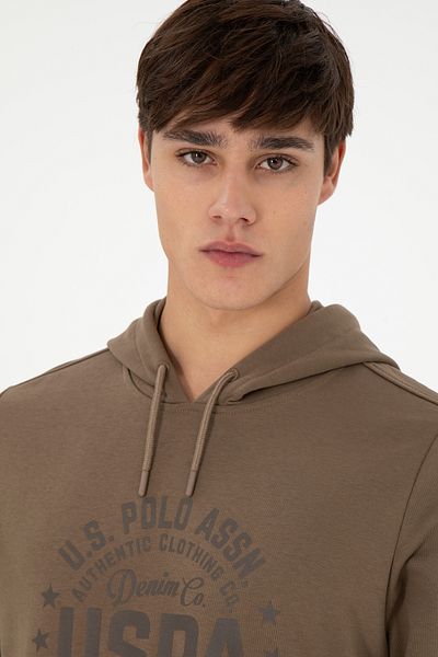 U.S. Polo Assn. Men's Khaki Sweatshirt 50290592 -Vr027