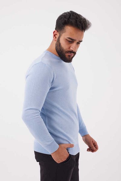 KAPTAN TRİKO Pulover pentru bărbați cu gât crew - bumbac, model 5590
