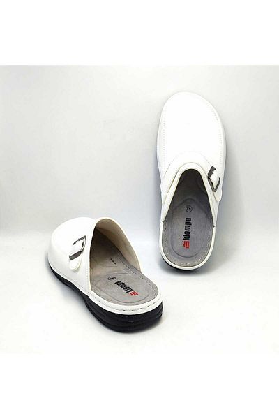 DR KLOMPA Men's Sabo Slippers Ms303 White Orthopedic Sabo Slippers
