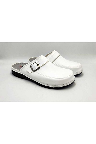 DR KLOMPA Men's Sabo Slippers Ms303 White Orthopedic Sabo Slippers