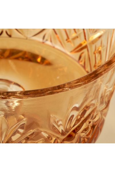 Bella Maison Colored Footed Presentation Stand Amber (15 cm)