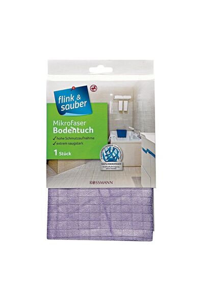 ROSSMANN Flink & Sauber Mikrofiber Yer Bezi Çok Emici, 50x60 Cm