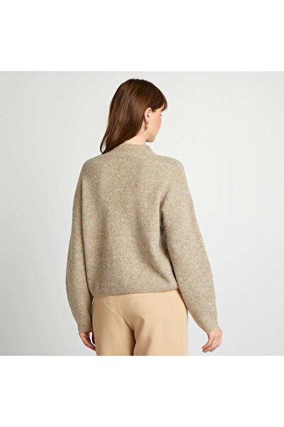 KIABI High-neck sweater BROWN