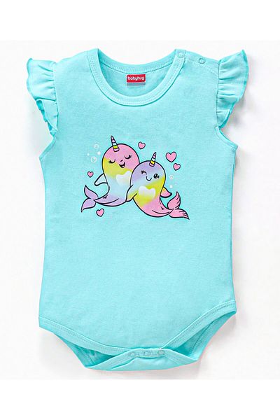 Babyhug %100 باموك ياريم كول باسكيلي تيك بارسا 2'لي باكيت - جوك رينكلي