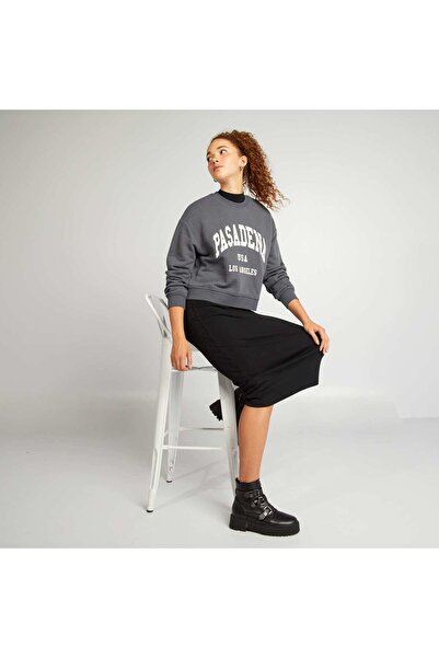KIABI Sweatshirt fabric sweater GREY