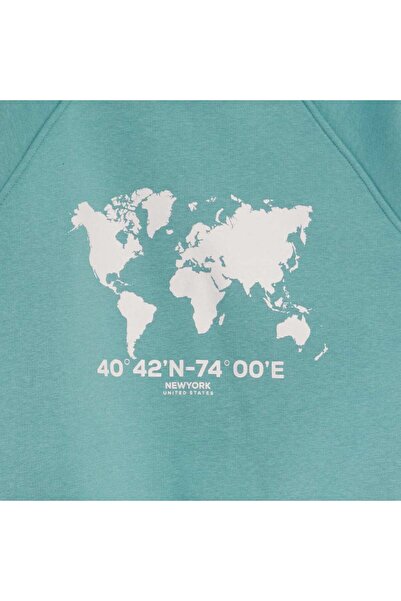 KIABI Sweatshirt fabric hoodie GREEN