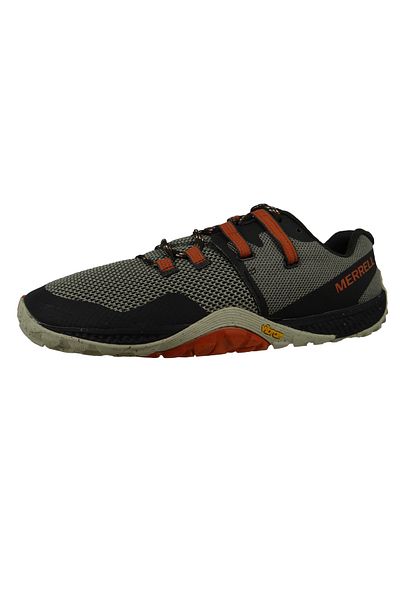 Merrell Herren Laufschuhe Wanderschuhe Trail Glove 6 J066753 Grau Beluga Textil/Synthetik mit Vibram TC5+ &