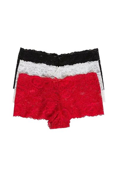 Simala Pantaloni scurti din dantelă din 3 piese pentru femei