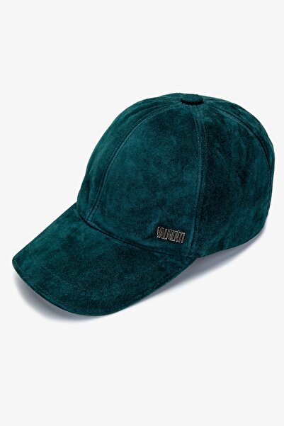 Valmenti Erkek Hakiki Deri Yeşil Beyzbol Şapka