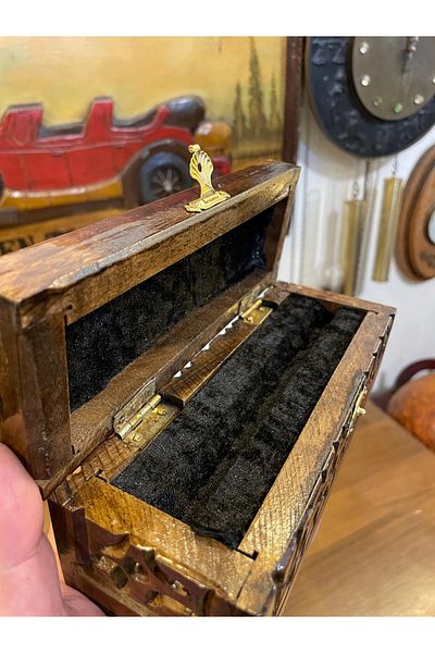 ANTİKA AYAL Wooden Pencil Holder