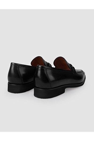 Cabani Ανδρικά κλασικά παπούτσια από 100% γνήσιο δέρμα μαύρη πόρπη