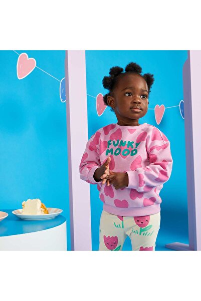 KİABİ Printed sweatshirt - Grafik Edition PINK