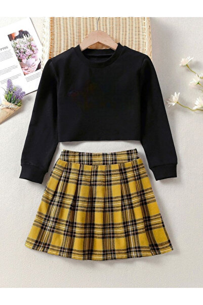 shop Set de 2 piese: fustă și pulover pentru fete