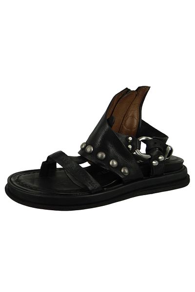 A.S.98 Damen Sandalen Pola-Polaflash 699024-0103 Schwarz 6002 Nero Leder