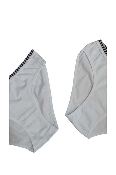 MODY 3 Pcs Solid Color Sports Panties