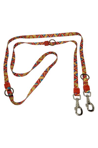VSLT HANDMADE Medium Breed (up to 40 Kilos) Dog Walker Strap with Double Carabiner and Double Hook