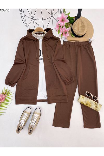 YEDİLALE Sports Double Suit with Pockets 3944