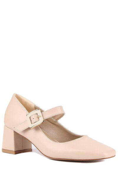 stato - حذاء نسائي بكعب عالٍ بلون البشرة