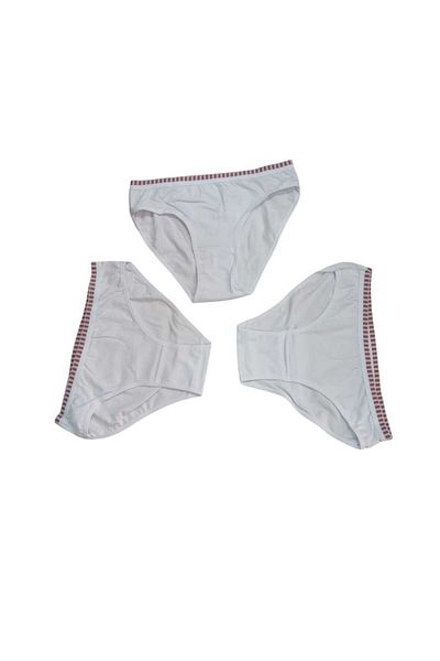 MODY 3 Pcs Solid Color Sports Panties