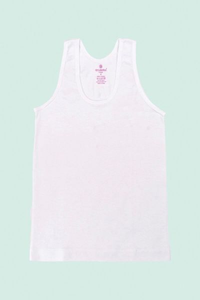 Ceylanoğlu Tricou cu bretele late din satin cu nervuri pentru fete, pachet de 6 Gkc316
