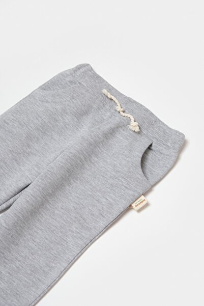 BabyCosy Pantaloni Lungi, Two Thread, 100%bumbac Organic - Gri,
