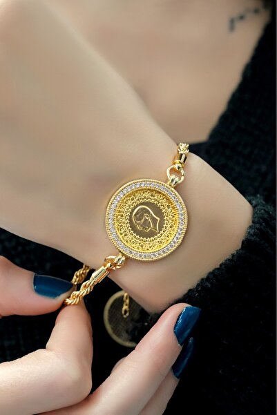 aytekgold Yarım Altınlı Halat bileklik