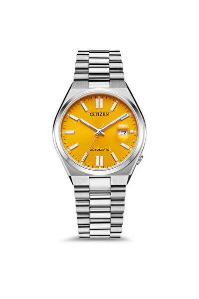 Citizen Tsuyosa NJ0150-81Z Automatic Steel Yellow Dial 40 mm Men's Wristwatch