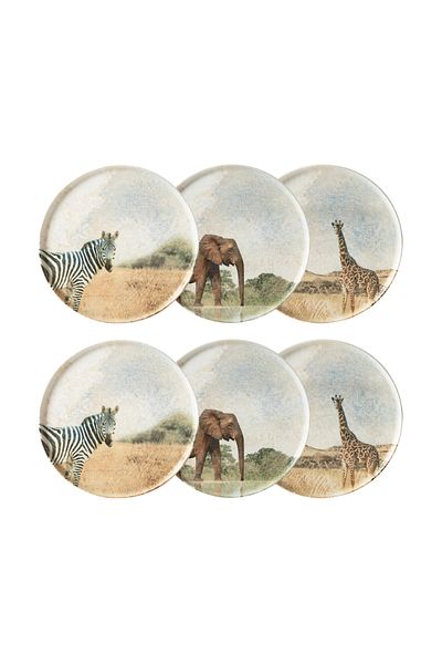 Mudo Concept Wild Service Plate Set 26Cm-6Li