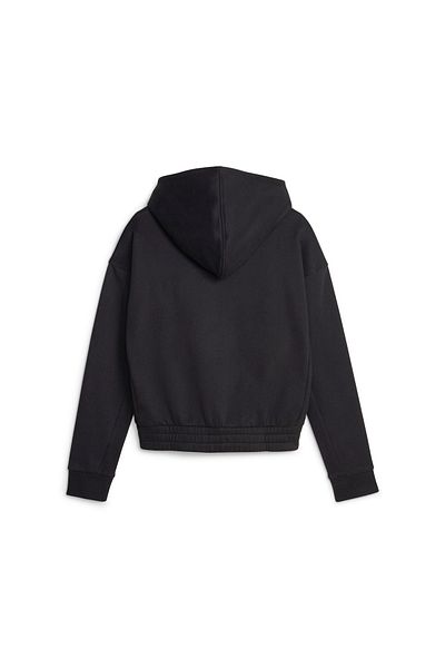 Puma Train Favorite Fleece Γυναικείο Μαύρο Μπουφάν με Κουκούλα