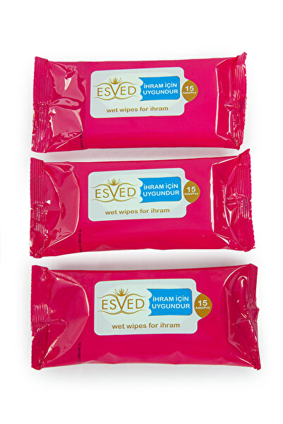 ihvan online 3lü Hac Ve Umre Için Kokusuz Ihram Islak Mendil