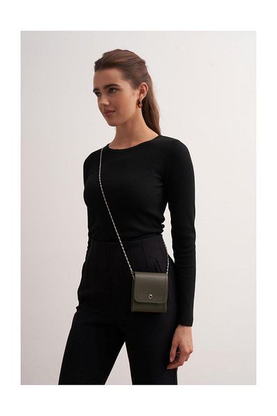 FUSHYA Bag Belt with Chain Detail