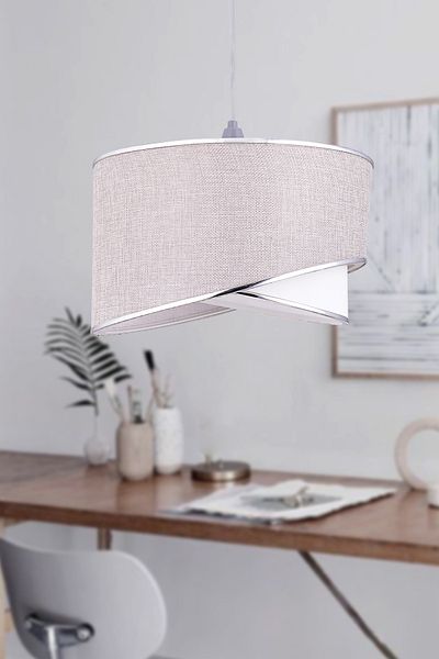 Emg DesiGn Ellipse 2 Tier Fabric Cake Chandelier Children's Room Bedroom Living Room Kitchen Hall